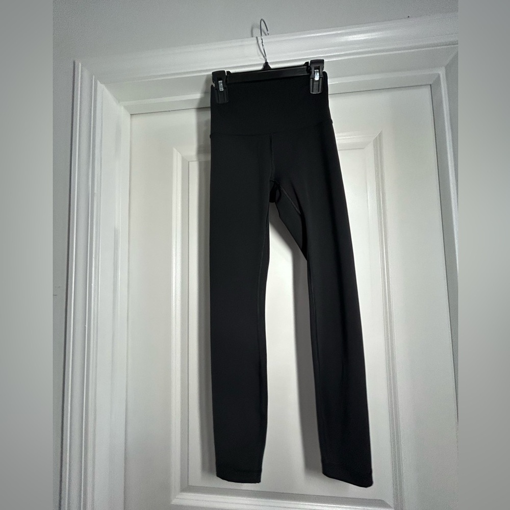 Lululemon Wunder Under Black High-Waisted Leggings-25"‎